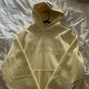 Essentials yellow hoodie
